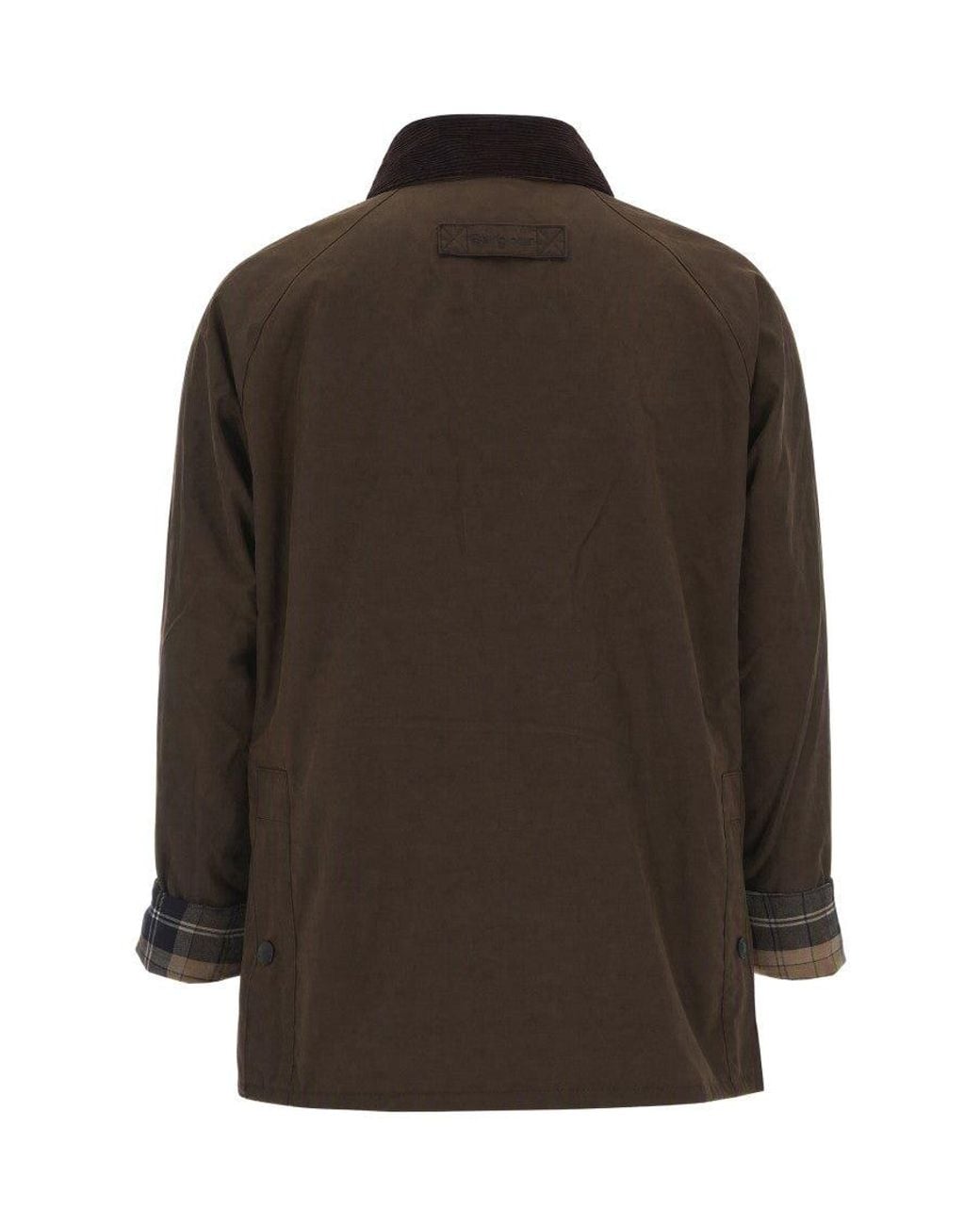 Barbour Brown Solid Shirt Collar Jacket for men