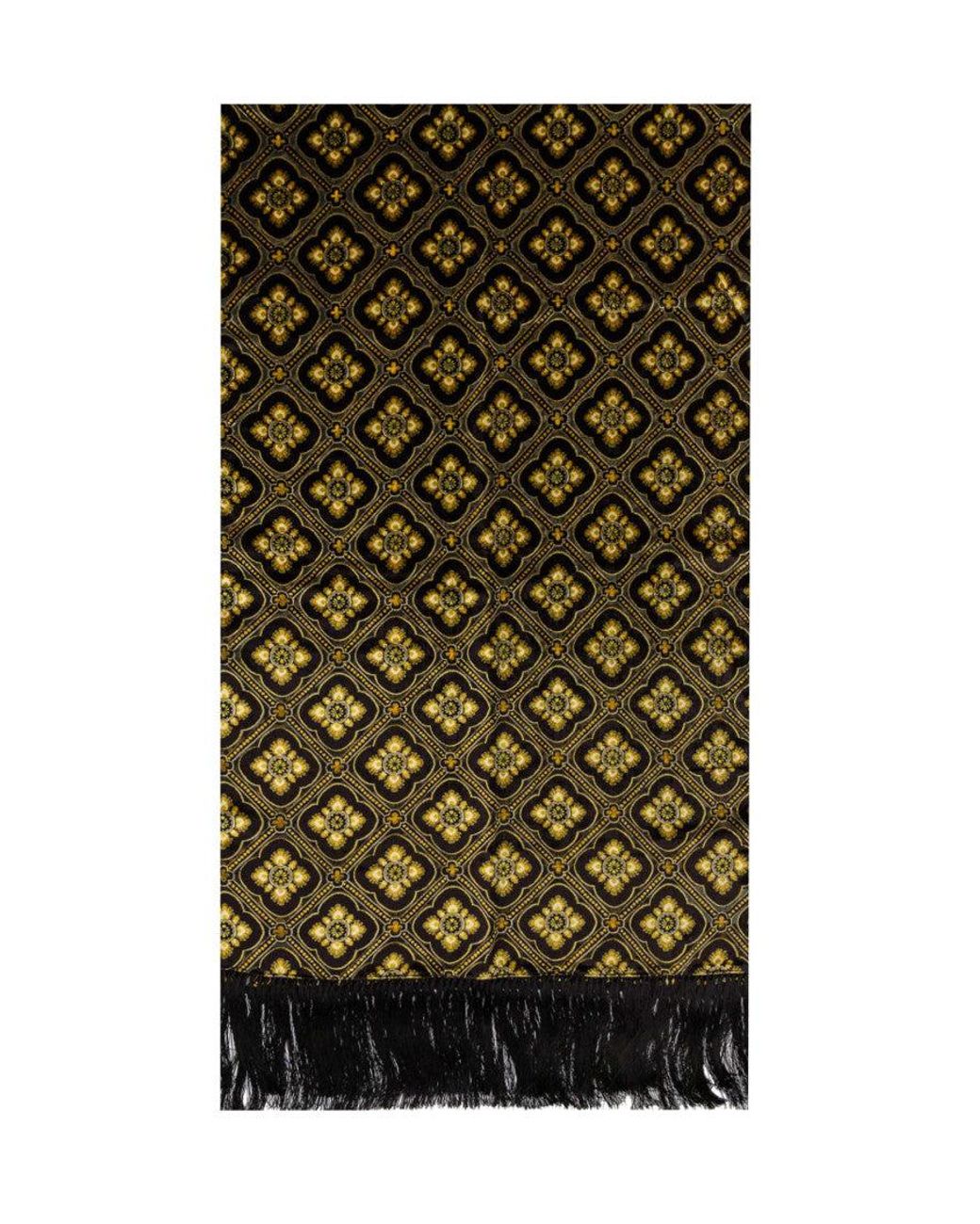 Etro Green Fringed Scarf