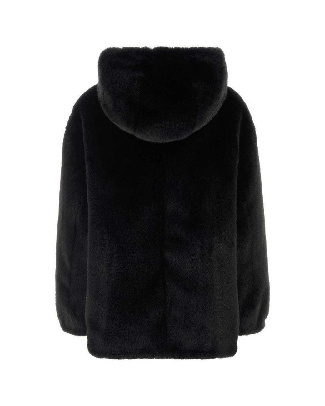 Prada Black Textured Hood Jacket