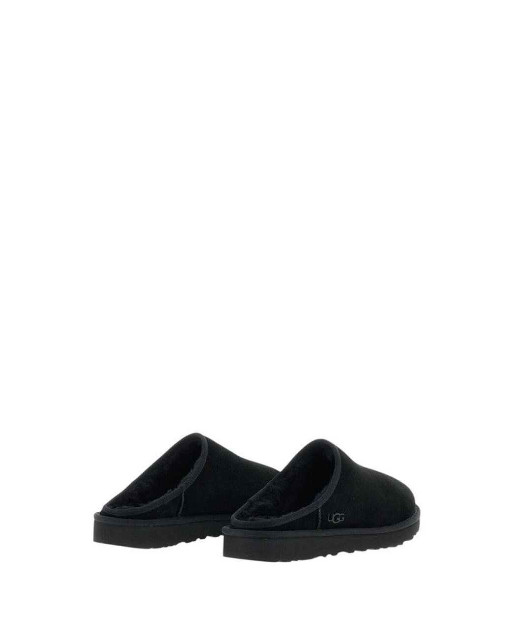 Ugg Black Classic Slip On Slippers for men