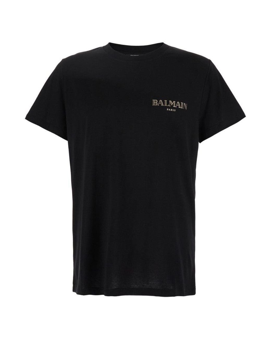 Balmain Black Vintage Gel T-Shirt for men