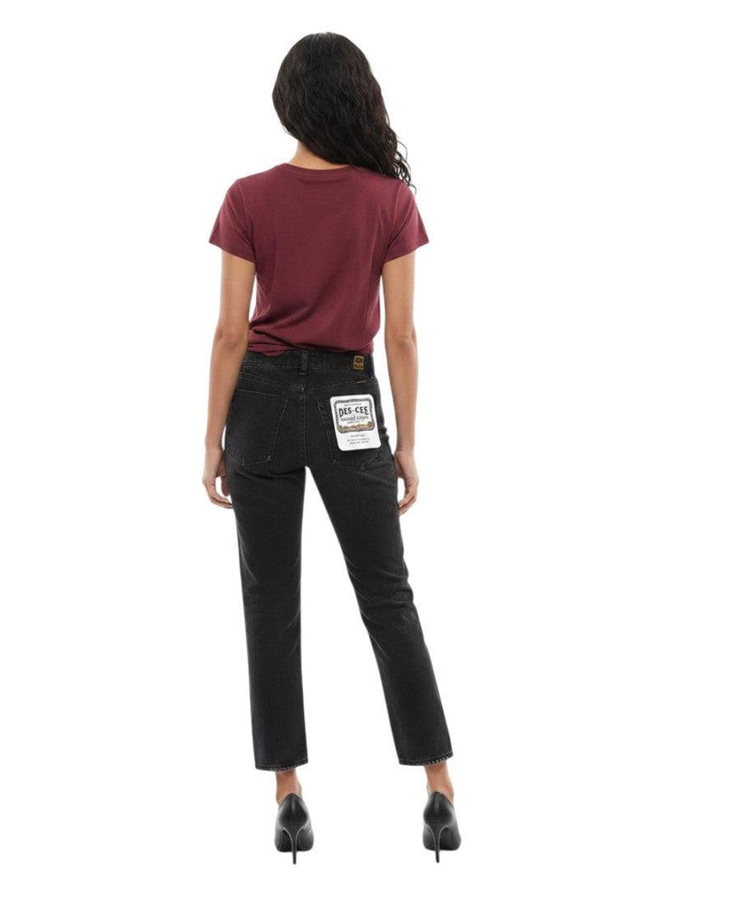 Washington DEE-CEE U.S.A. Black Straight High Rise Jeans