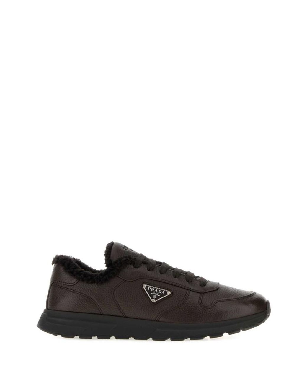 Prada Black Logo Sneakers for men