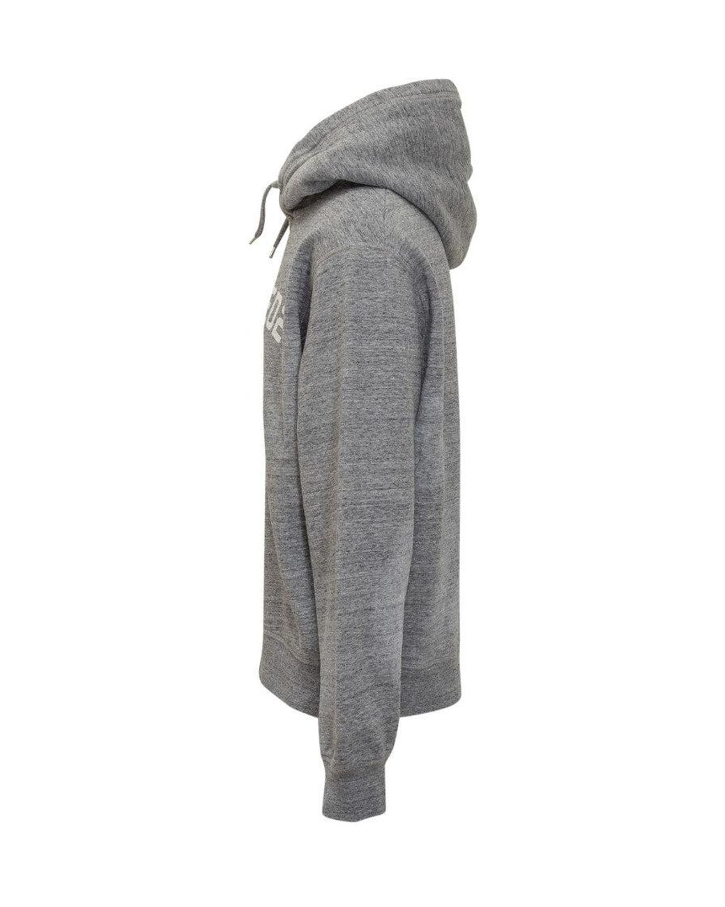 DSquared² Gray Graphic Hood Sweatshirt for men