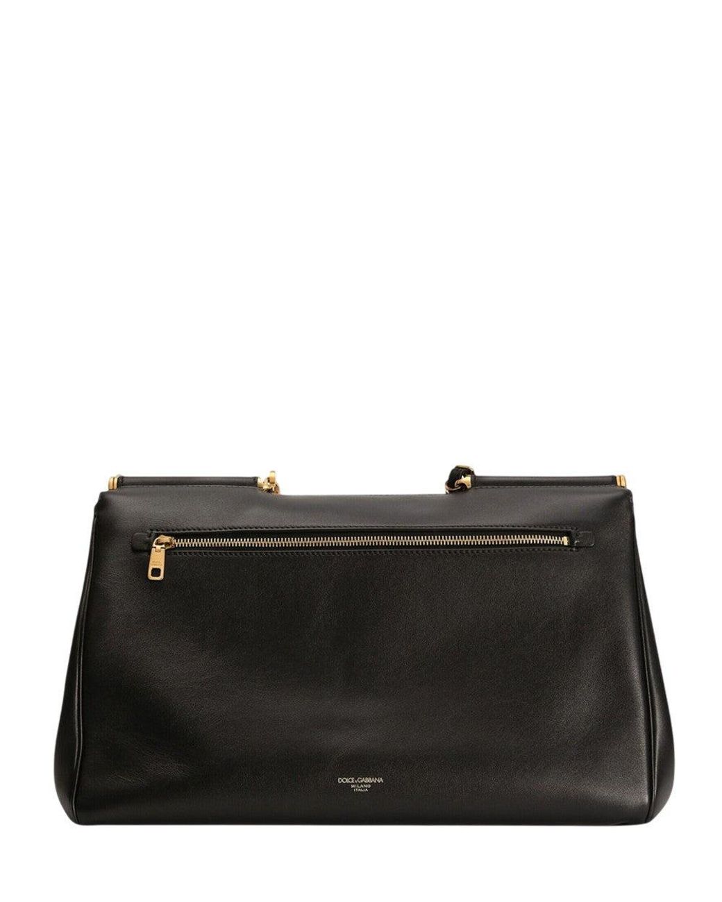 Dolce & Gabbana Black My Sicily Maxi Satchel