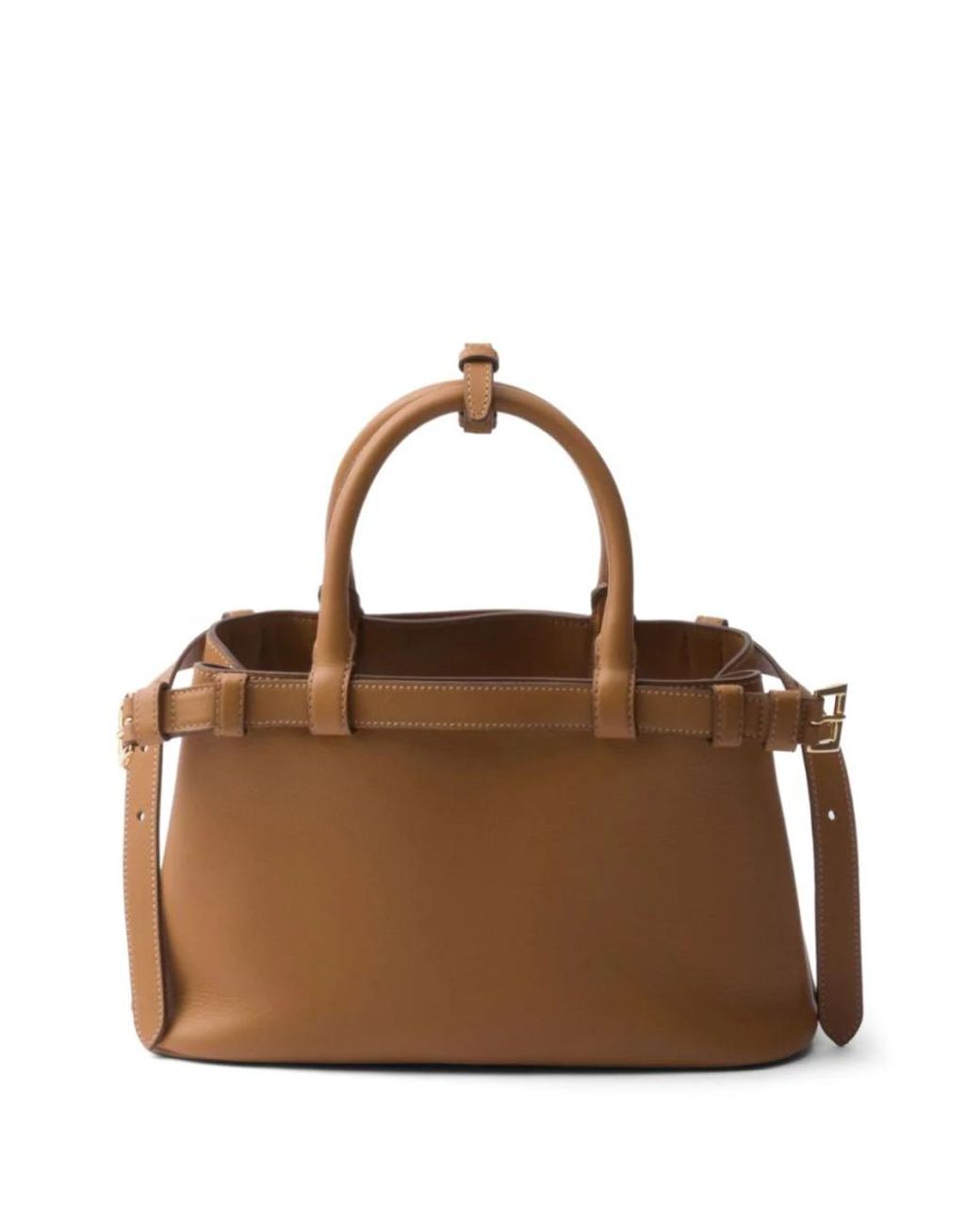 Prada Brown Leather Small Satchel Bag