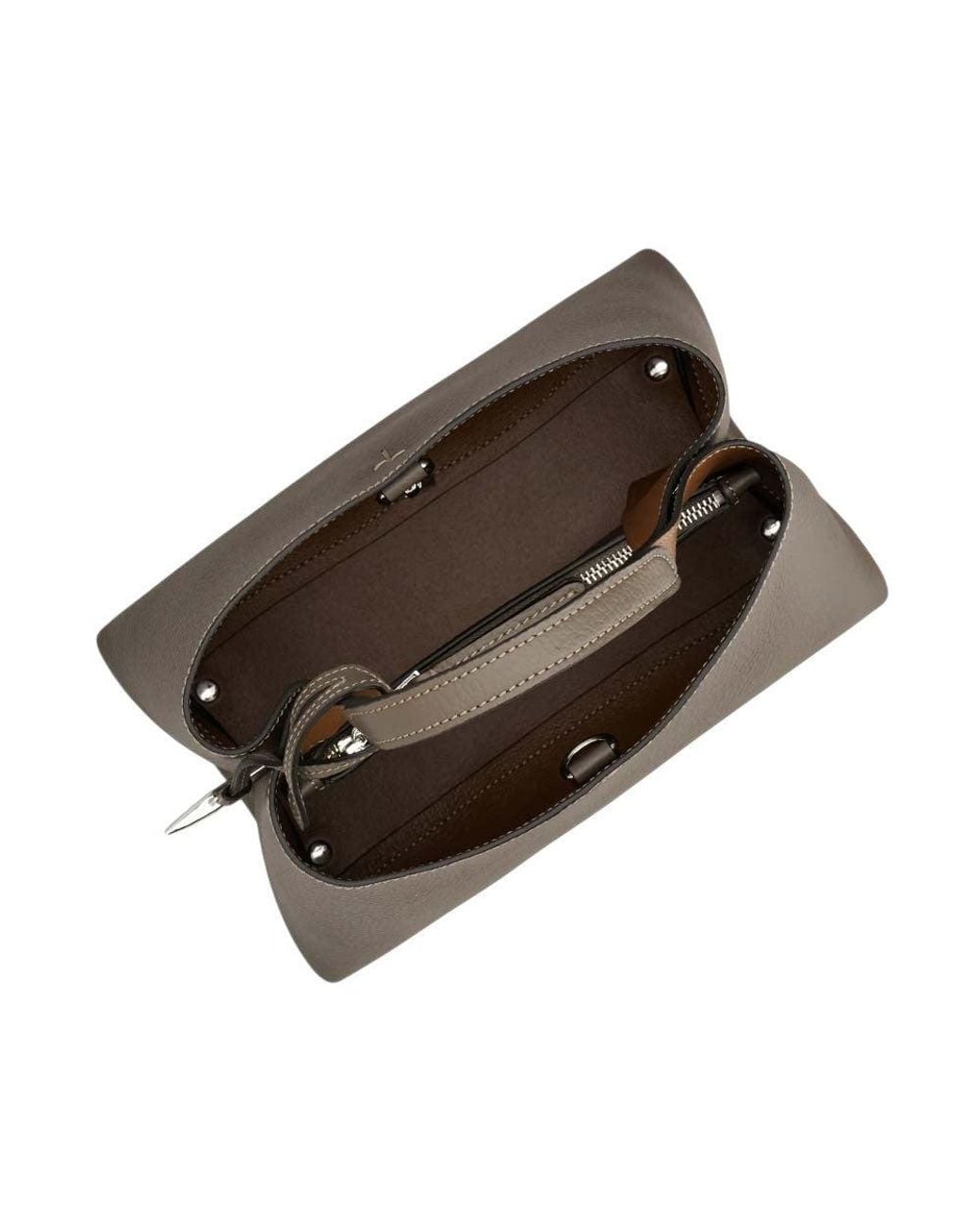 Tod's Brown T Timeless Small Tote