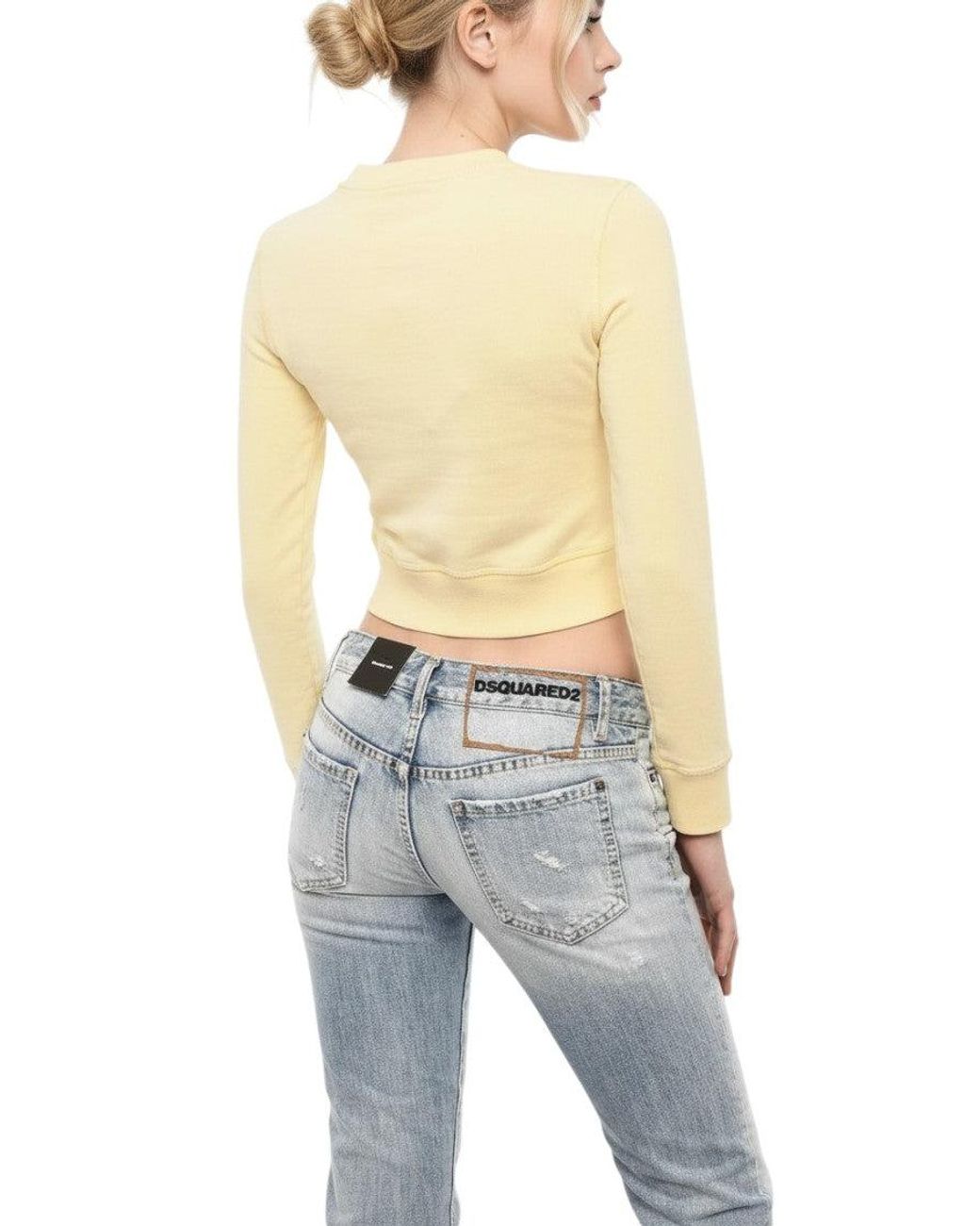 DSquared² Blue Logo Crew Neck Sweatshirt