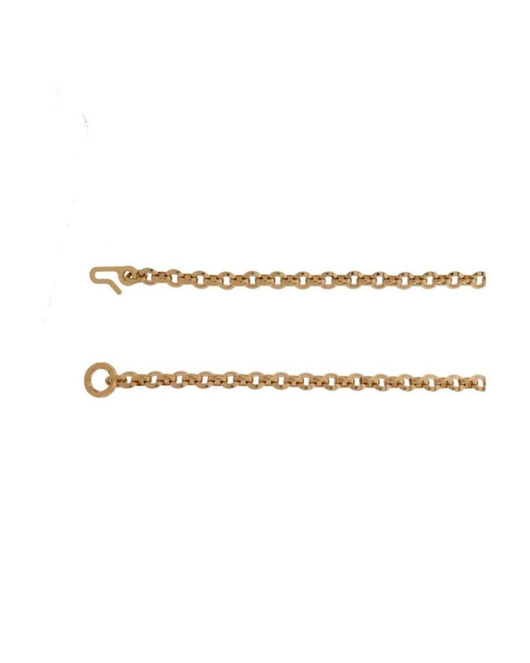 Chloé Metallic Golden Iconic Chain Belt