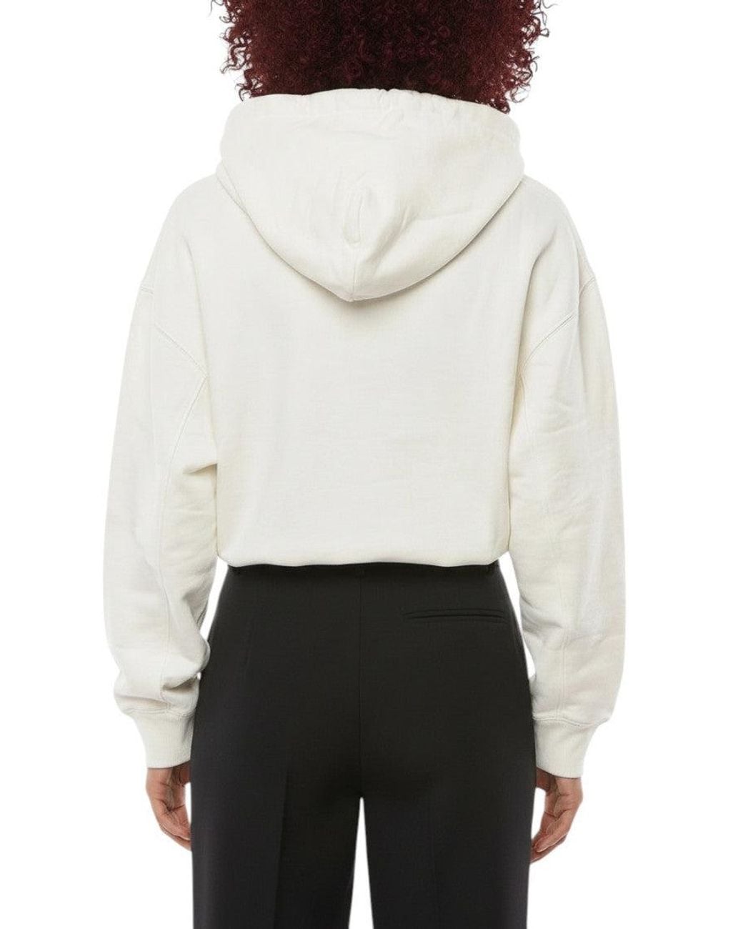 Ambush White Logo Hood Sweatshirt