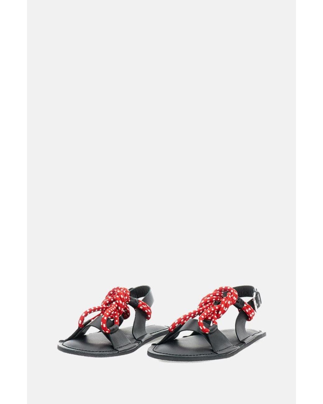 Plan C White Cord Sandals