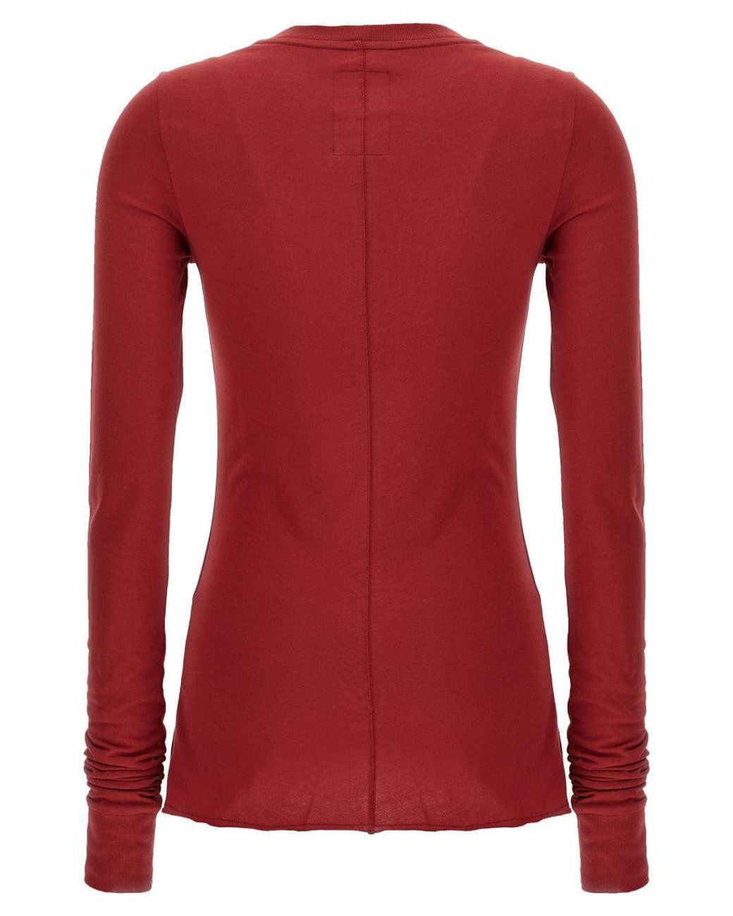 Rick Owens Red Cotton Sportswear