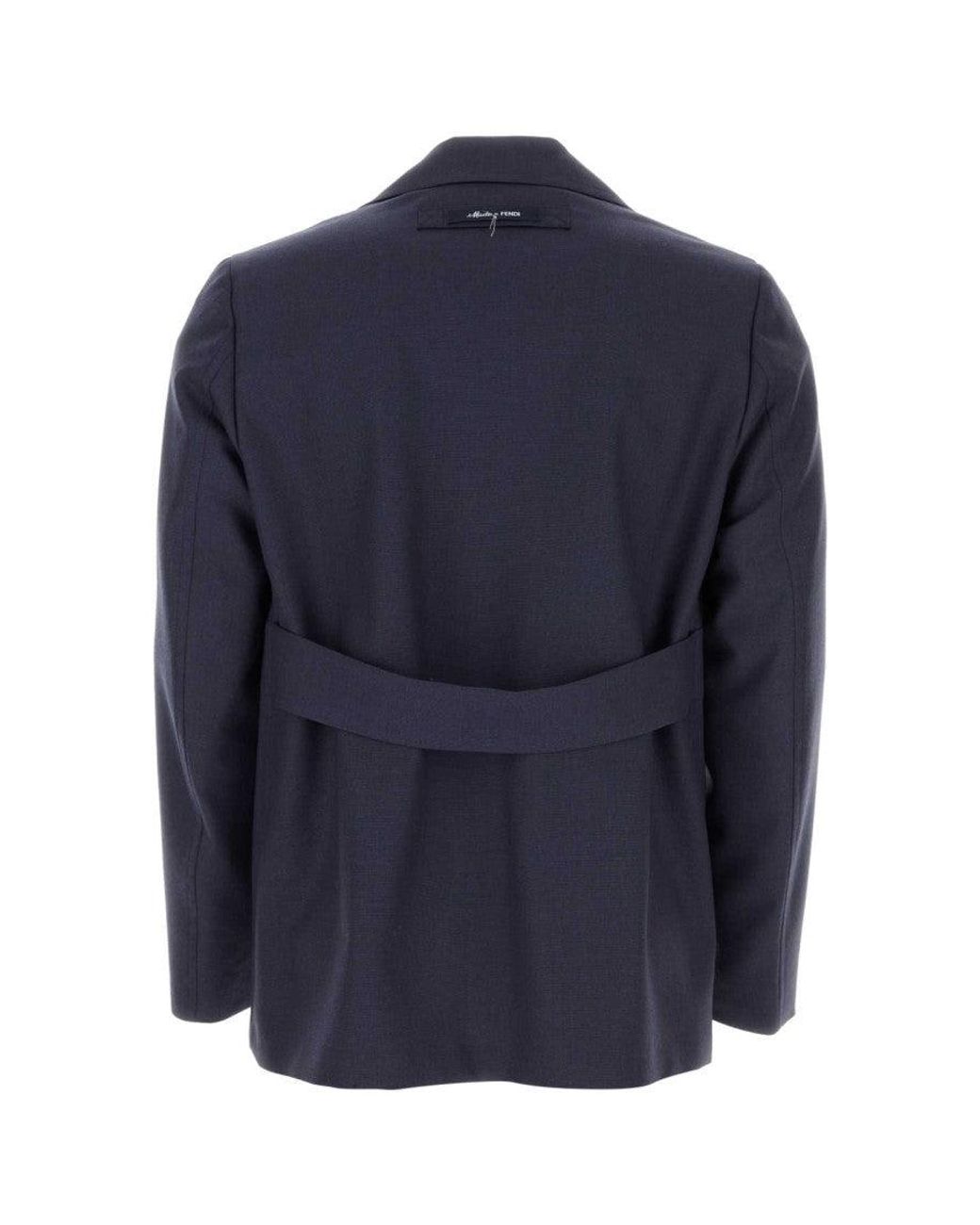 Fendi Blue Blazers for men
