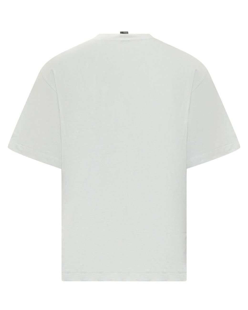 The North Face White Logo Crew Neck T-Shirt for men