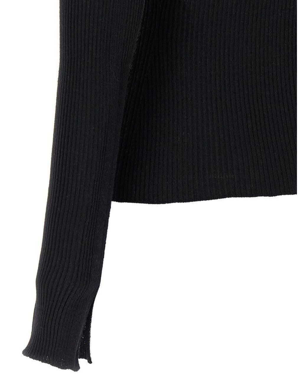 Lanvin Blue Ribbed Sweater