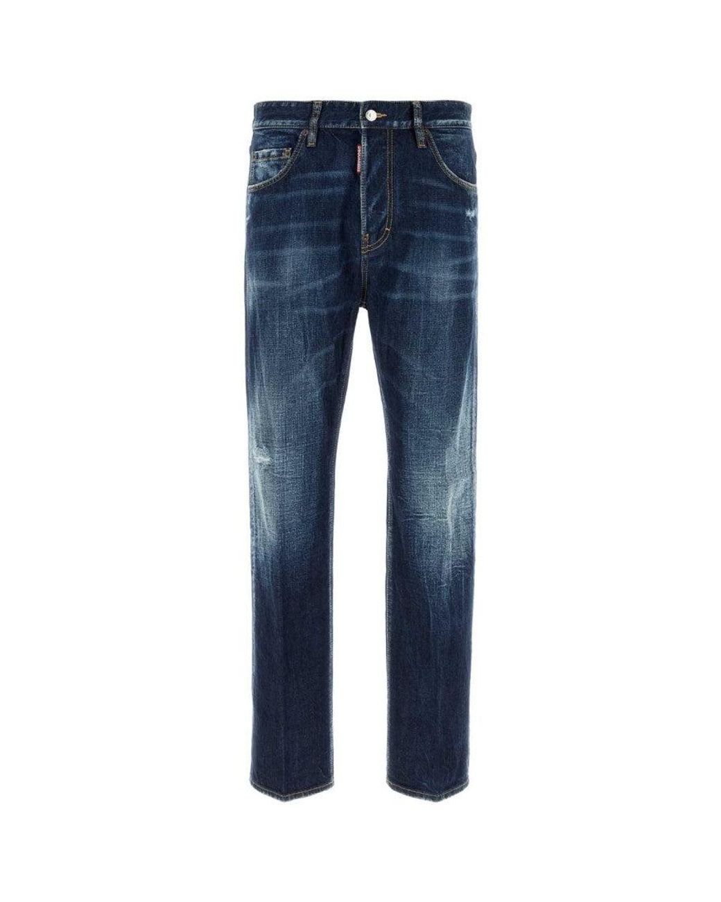DSquared² Blue Classic Denim Pants for men