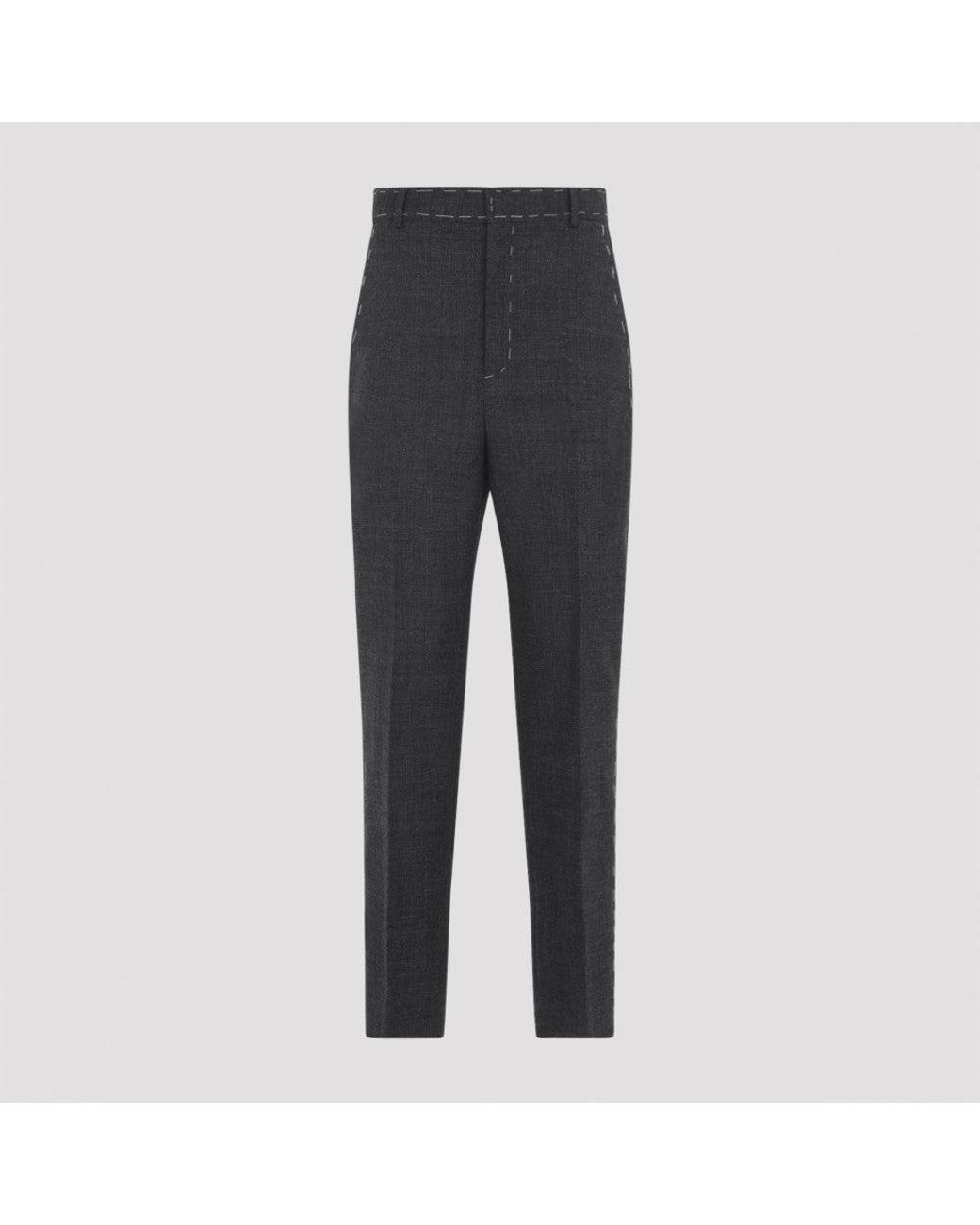 Moschino Gray Straight Leg Pants