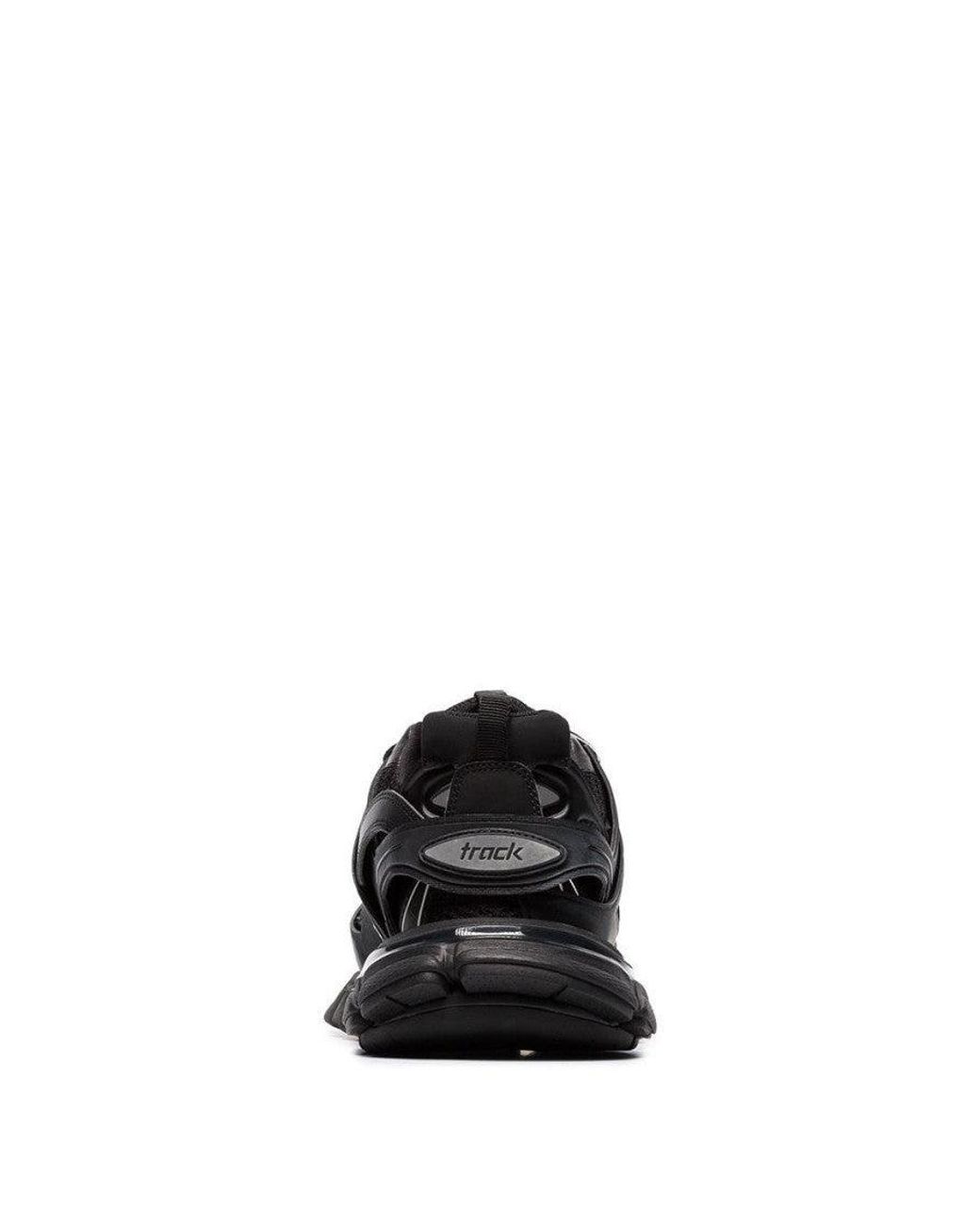 Balenciaga Black Logo Track Sneakers for men