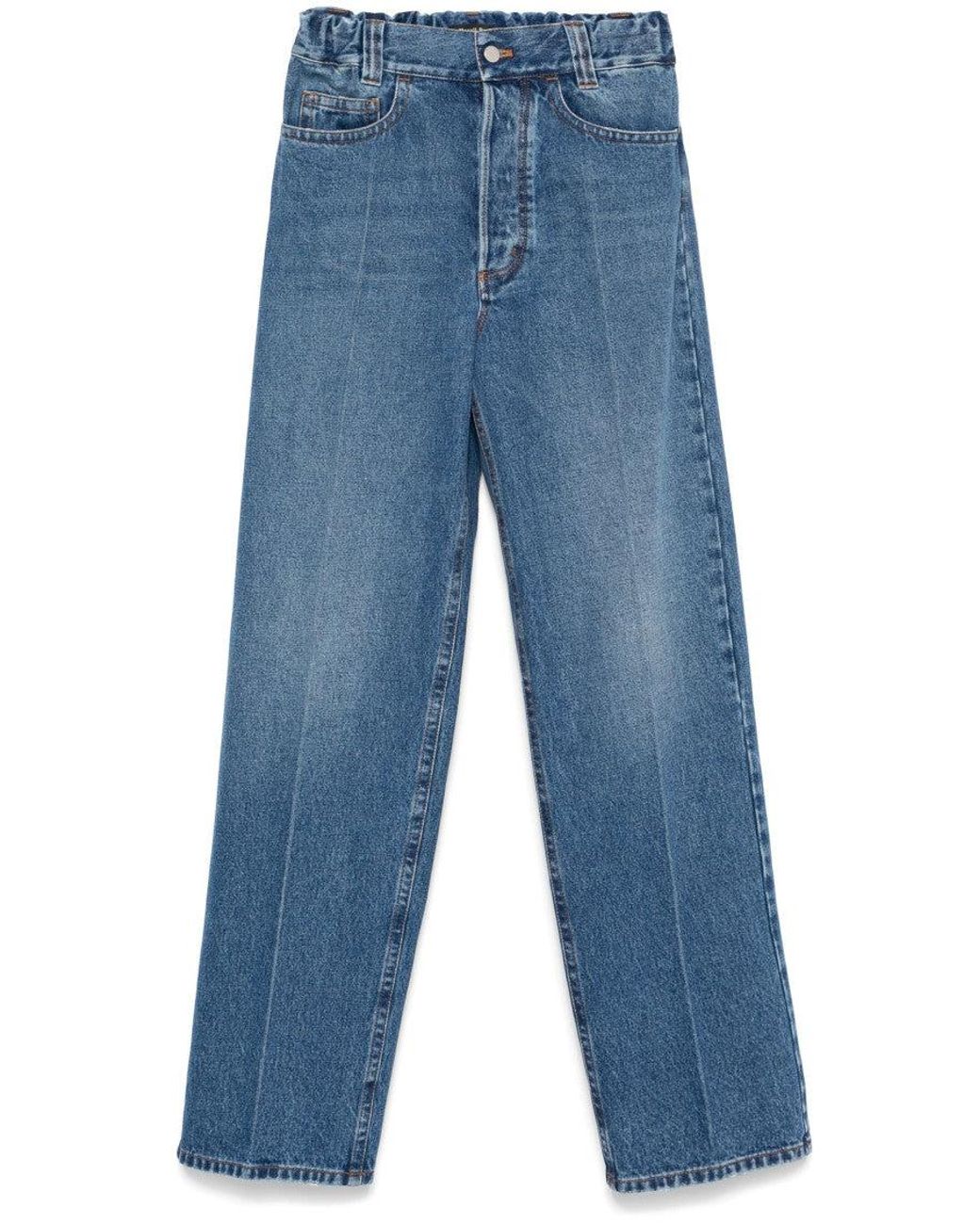 MERYLL ROGGE Blue Straight Jeans