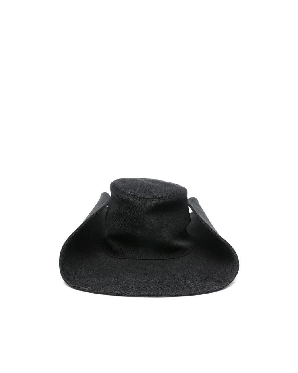 Ruslan Baginskiy Black Denim Logo Gentlemen Hat