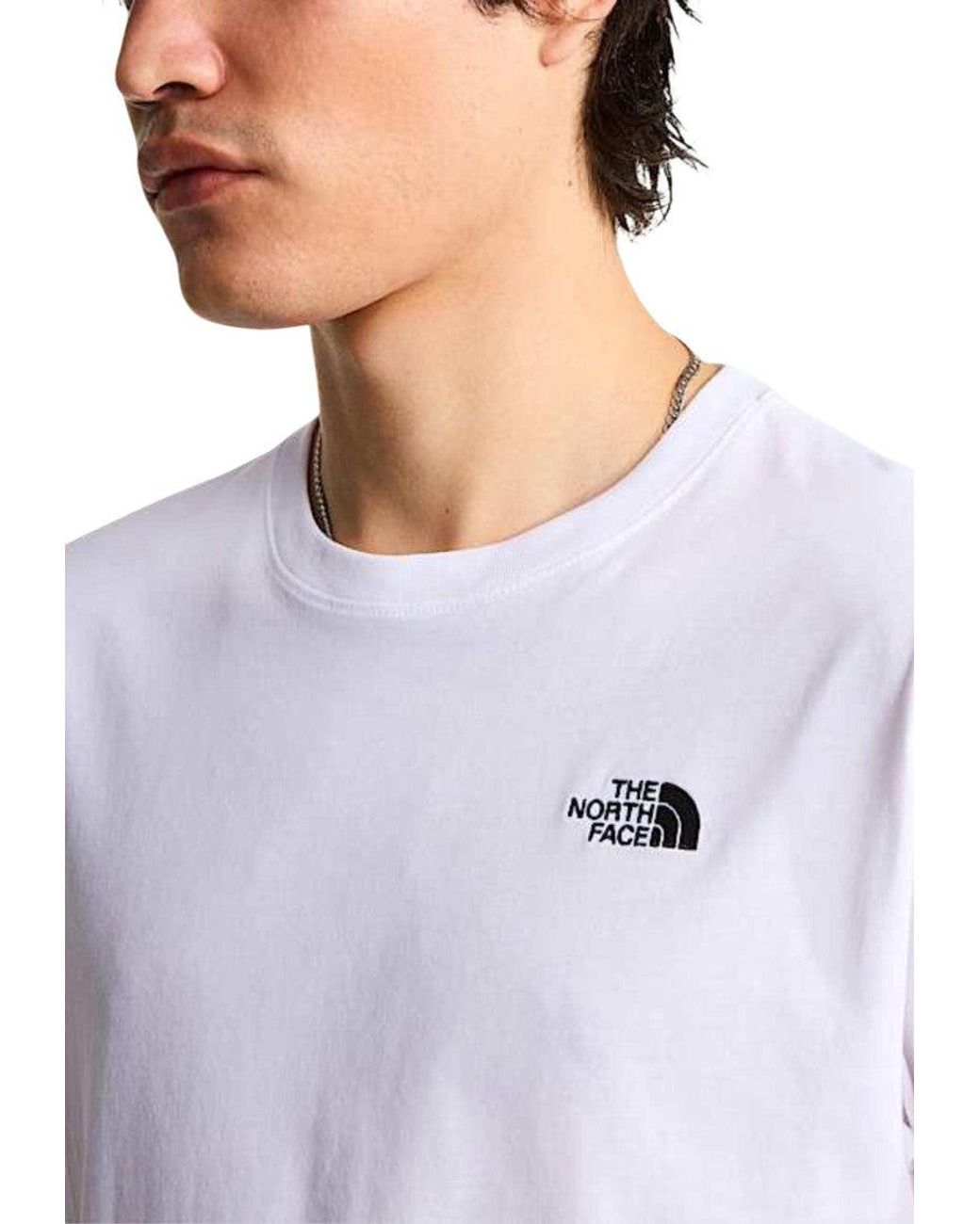 The North Face White Crew Neck T-Shirt for men