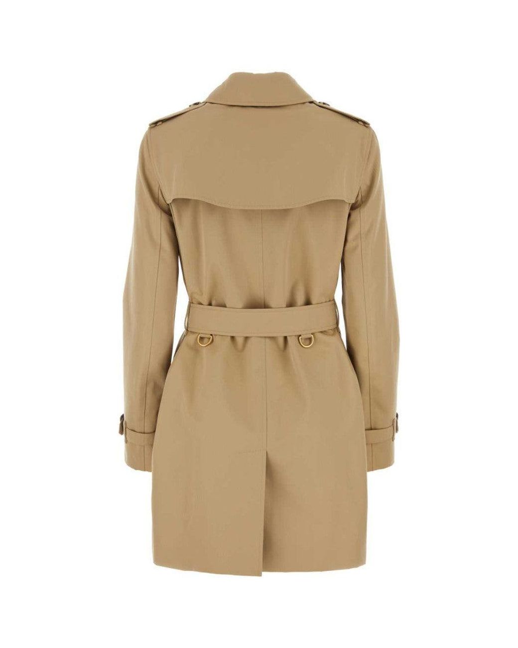 Burberry Natural Cotton Trench Coat