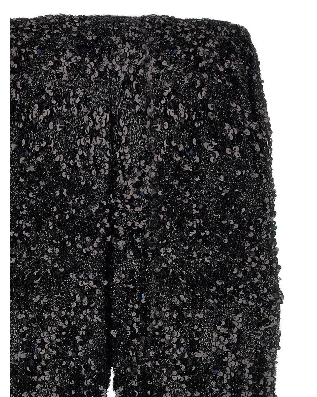 Le twins Black Flared Leg Pant
