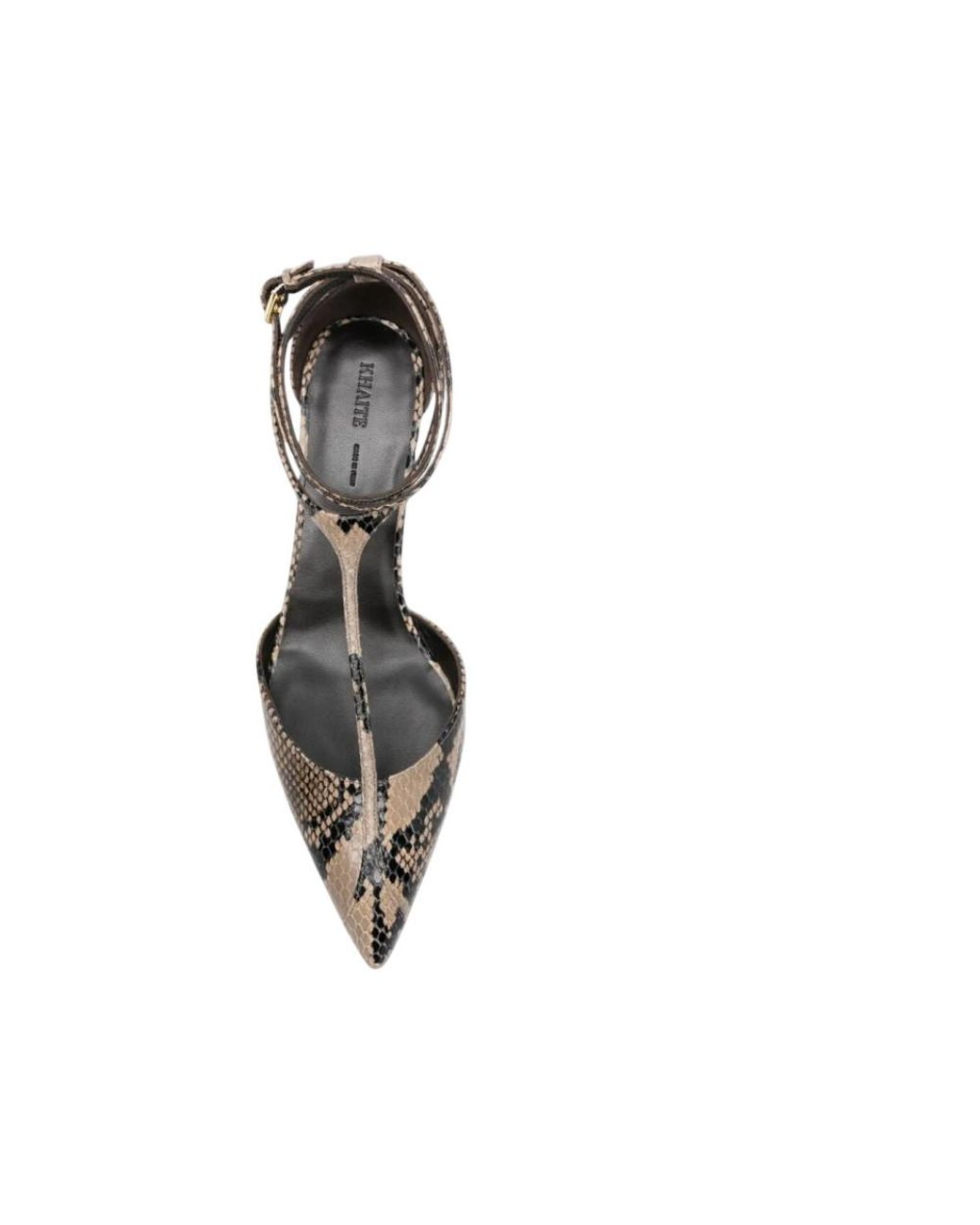 Khaite Metallic Printed Heels