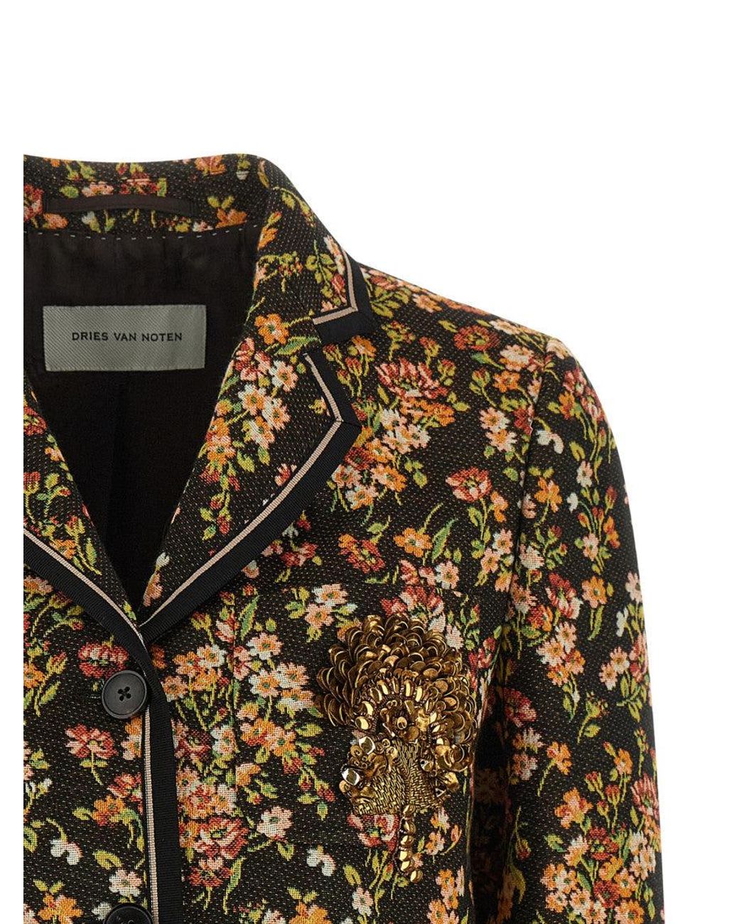 Dries Van Noten Brown 'Brea' Blazer