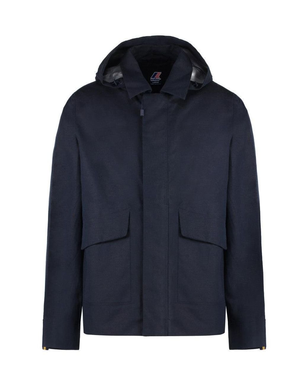 K-Way Blue Hood Jacket for men