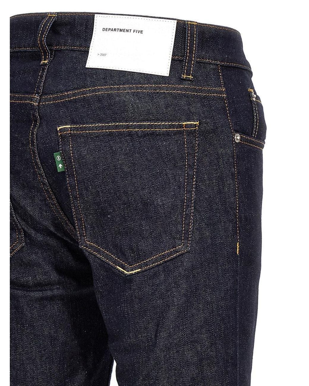 Department 5 Blue Denim Jeans for men