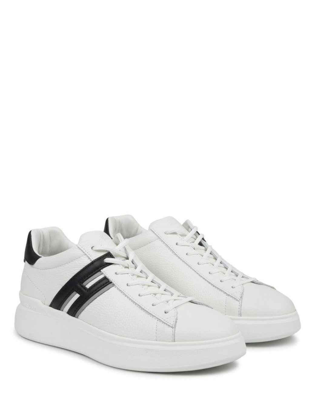 Hogan White Luxury Calfskin Sneaker H580 For for men