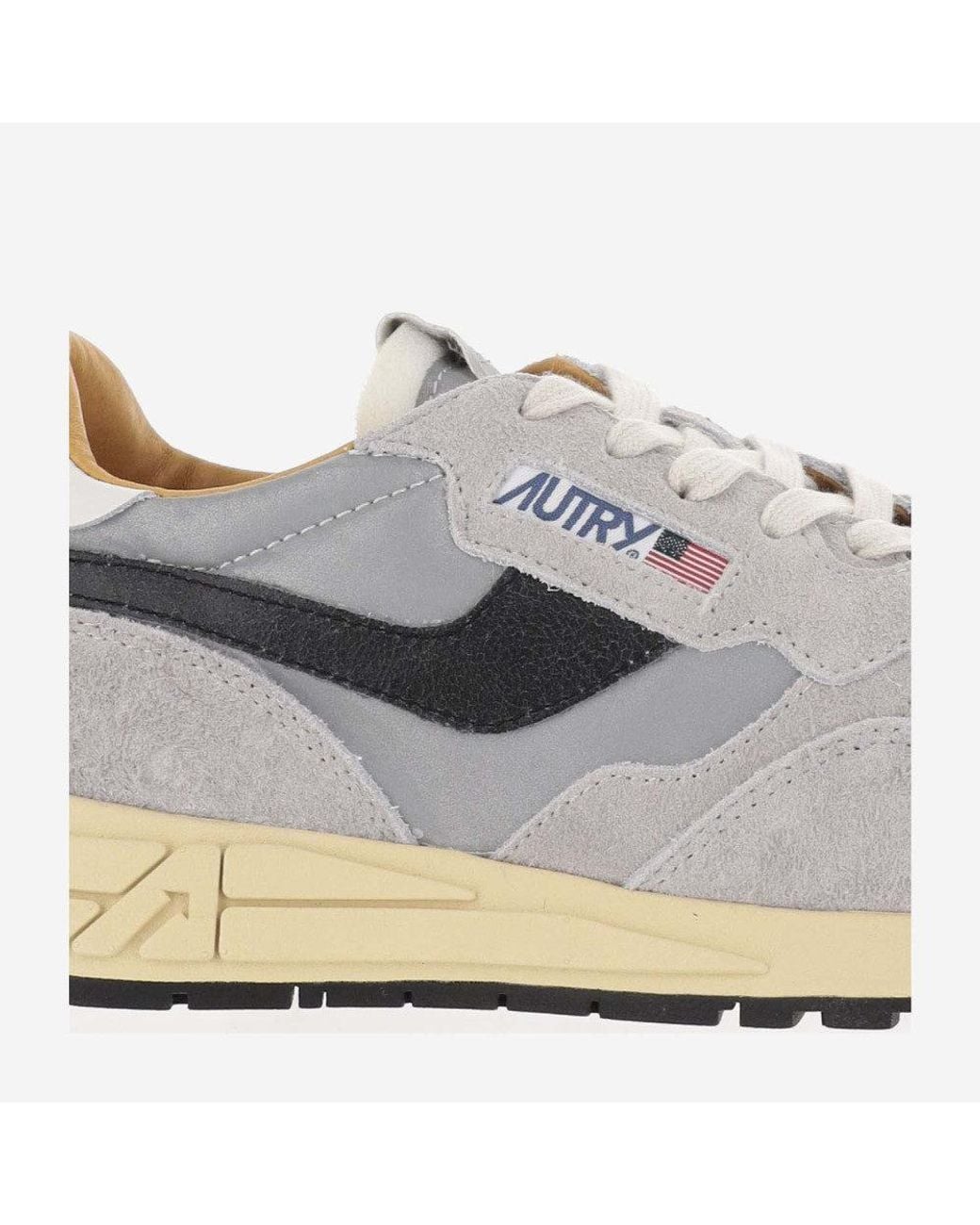 Autry Gray Logo Sneakers for men