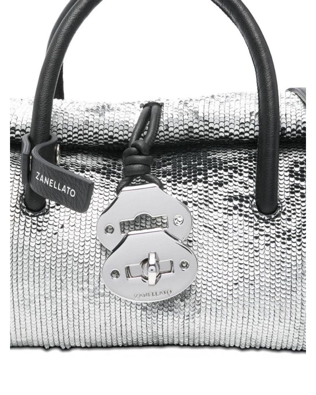 Zanellato Metallic Dotta Satchel