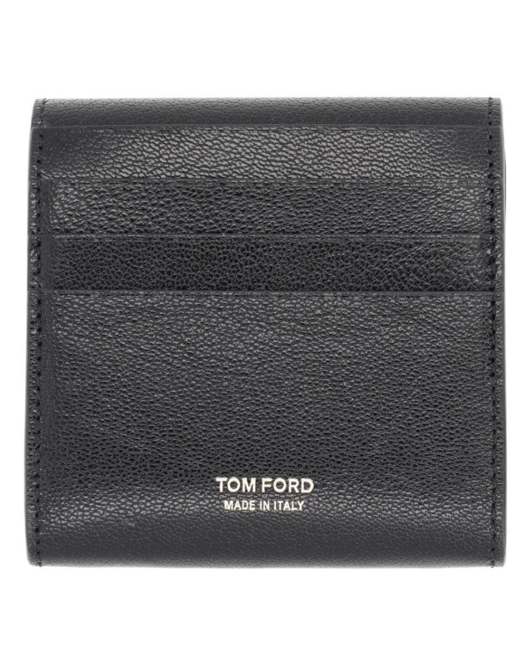 Tom Ford Black Textured Wallet