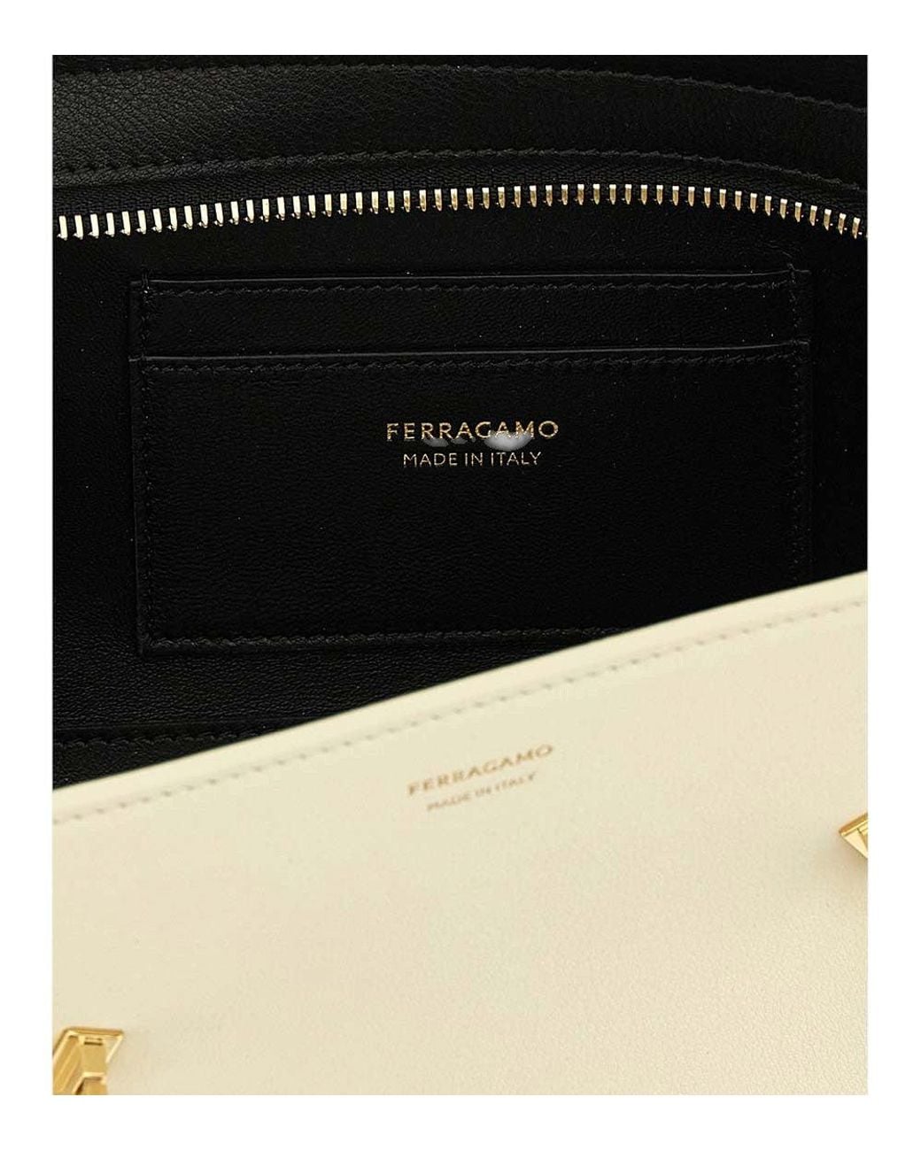 Ferragamo Natural Hug East-West Large Shoulder Bag