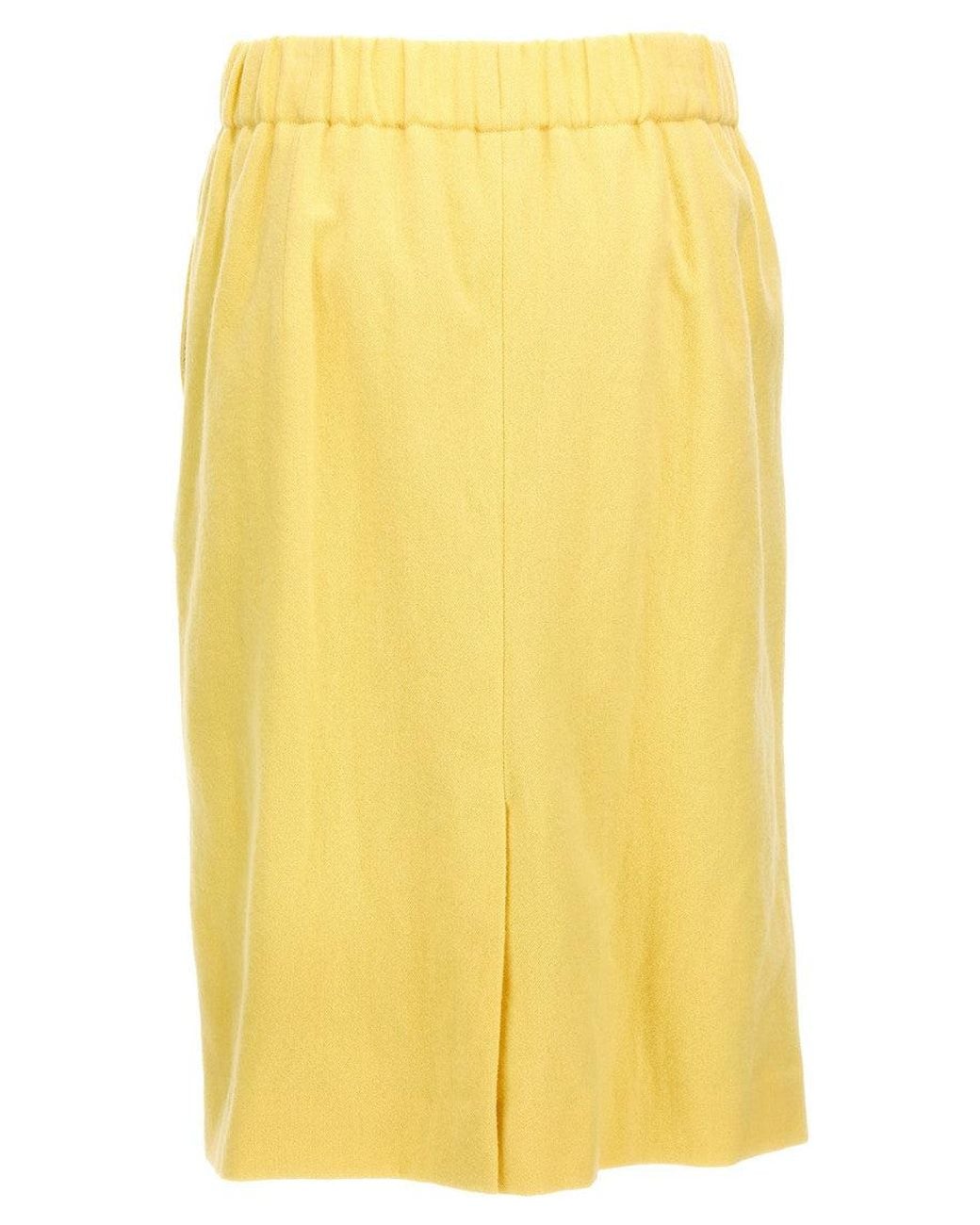 Dries Van Noten Yellow Safya' Skirt