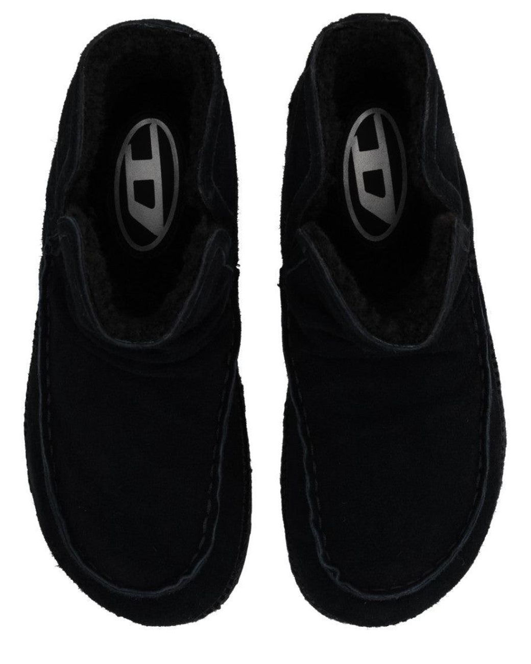 DIESEL Black Slip-On Boots for men