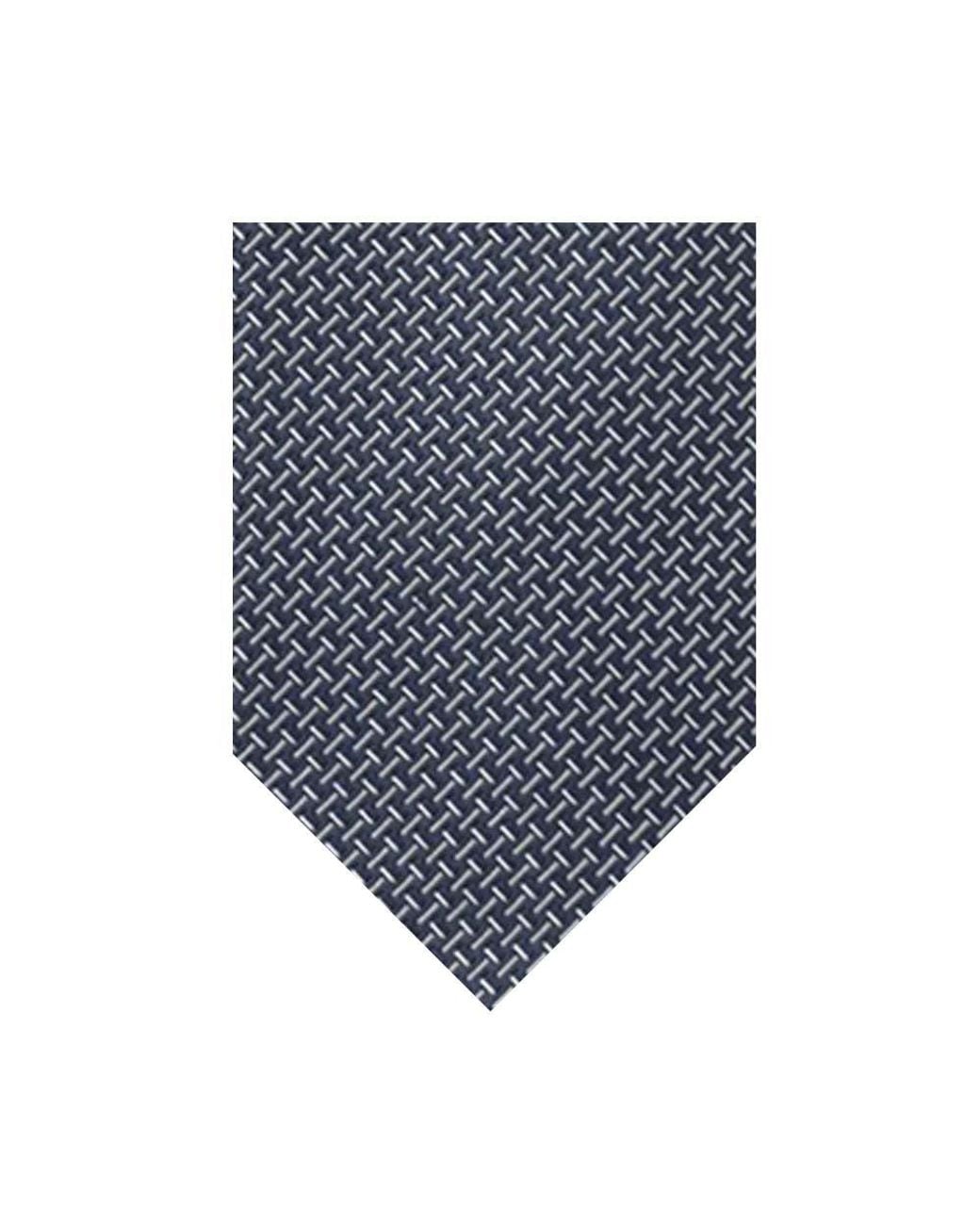 Tom Ford Blue Geometric Print Tie for men