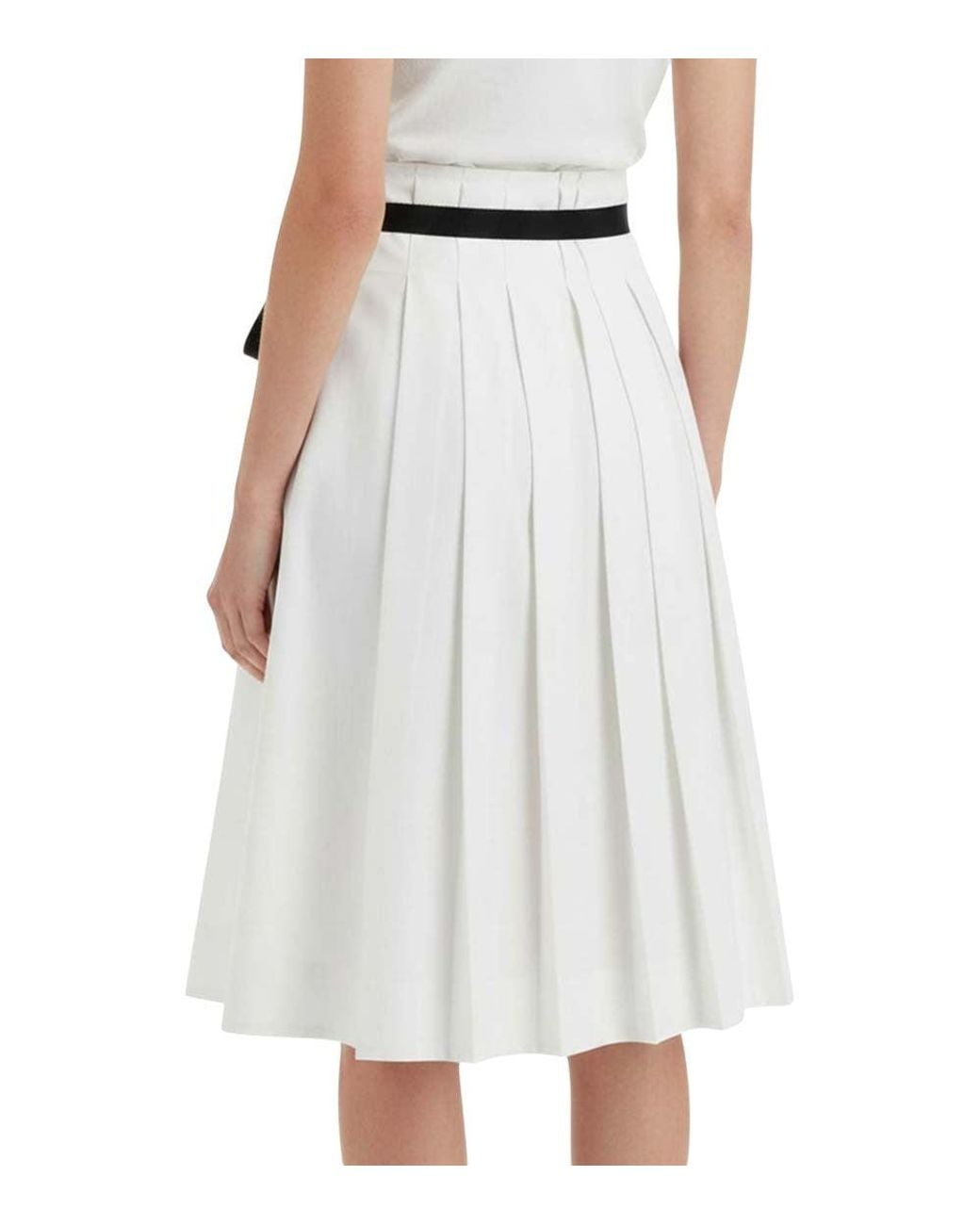 Prada Black Gabardine Skirt