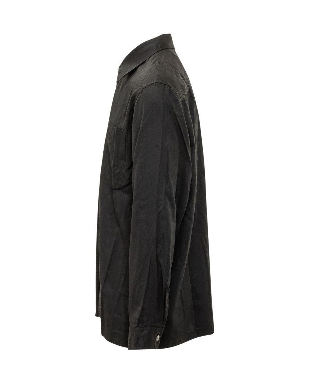 Our Legacy Black Relaxed Solid Shirt for men