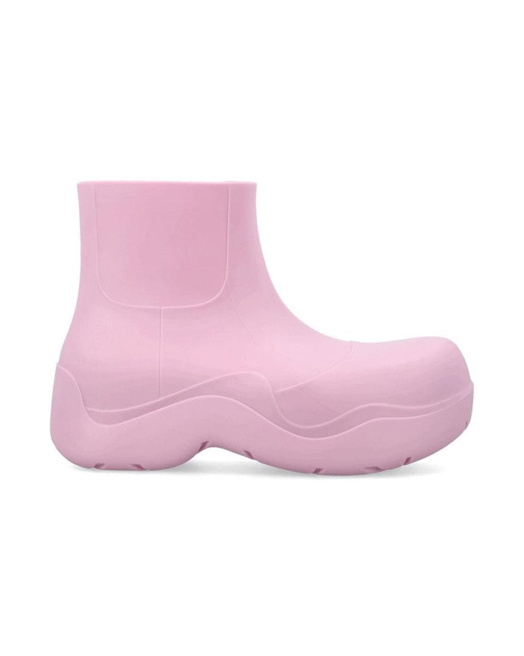 Bottega Veneta Pink Puddle Boots