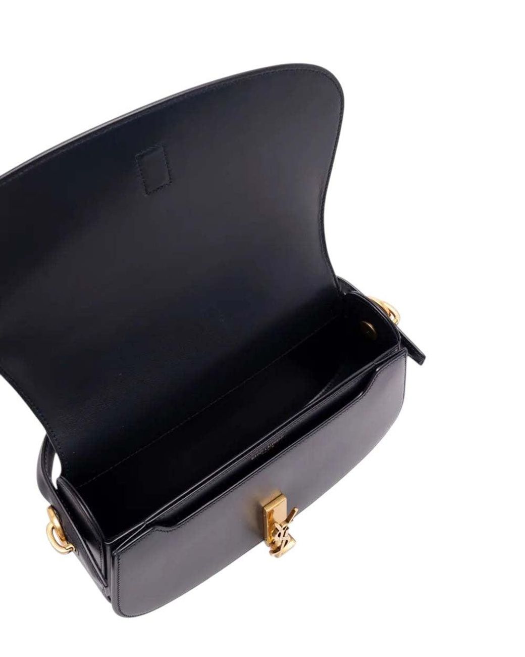 Saint Laurent Blue Dark Voltaire Small Shoulder Bag