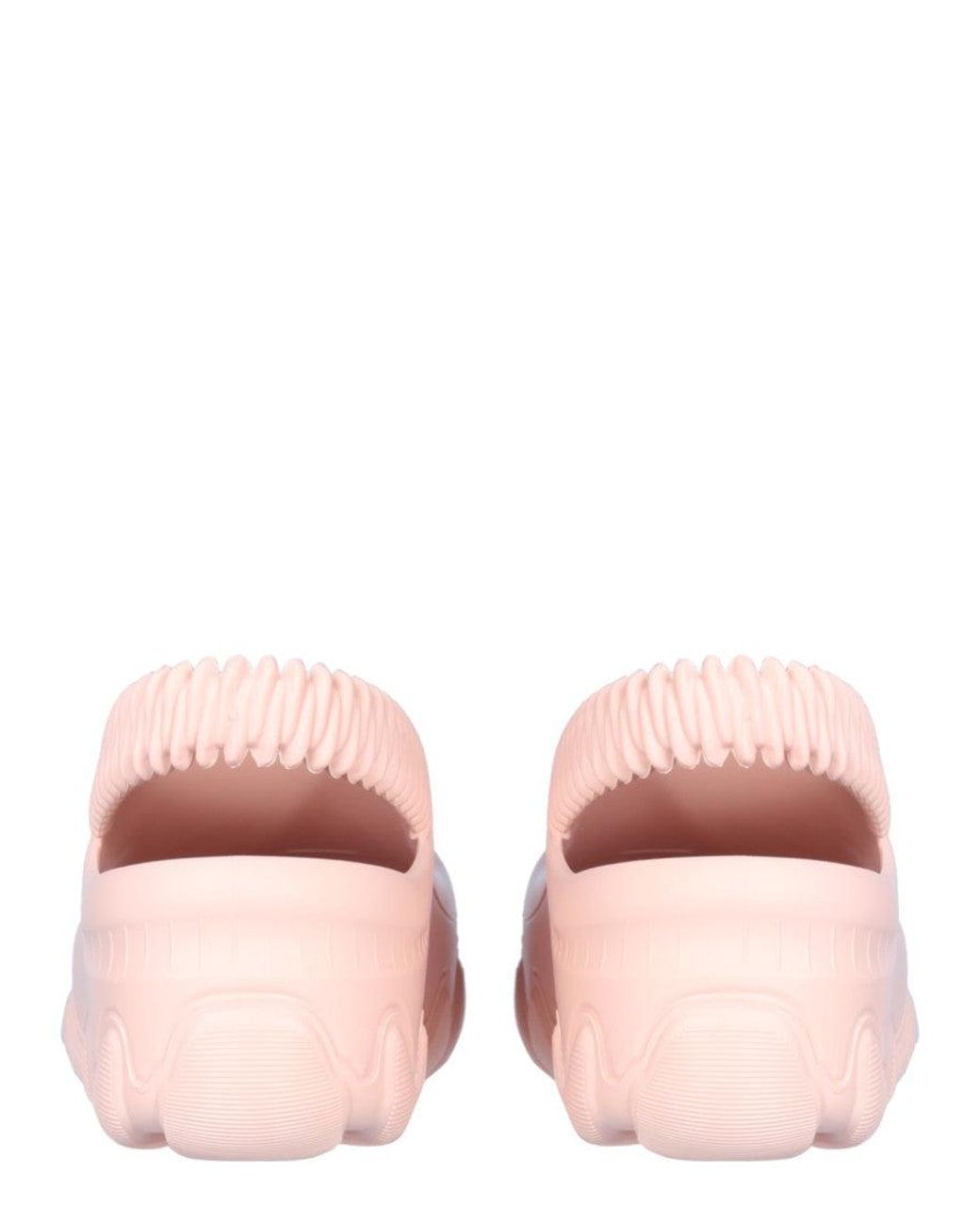 Gcds Pink Solid Baseboard Sandals for men