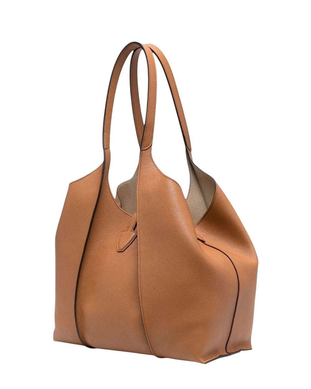 Tod's Brown T Timeless Small Tote