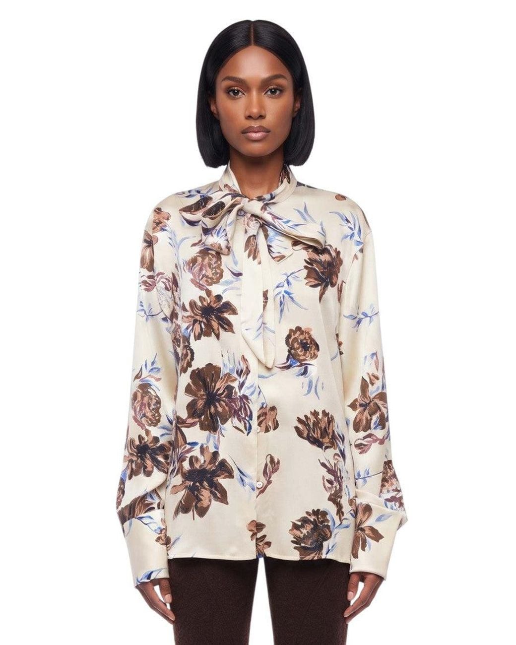 Jil Sander Multicolor Regular Floral Shirt
