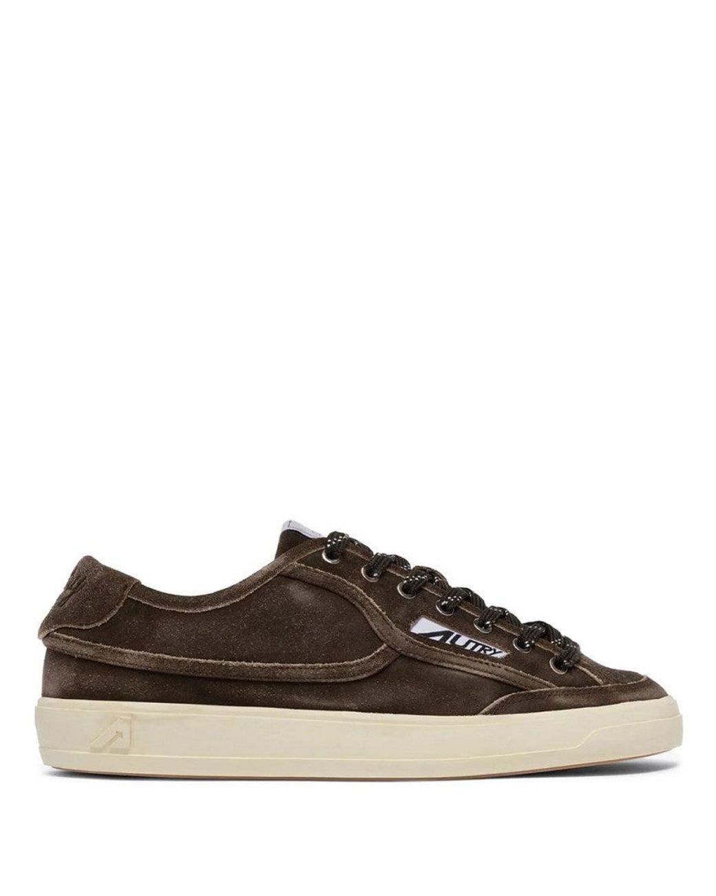 Autry Brown Super Vintage Sneakers for men