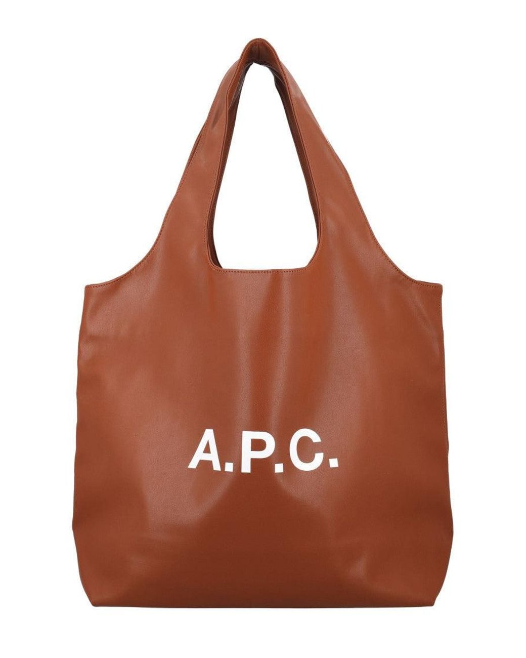 A.P.C. Brown Ninon Tote Bag