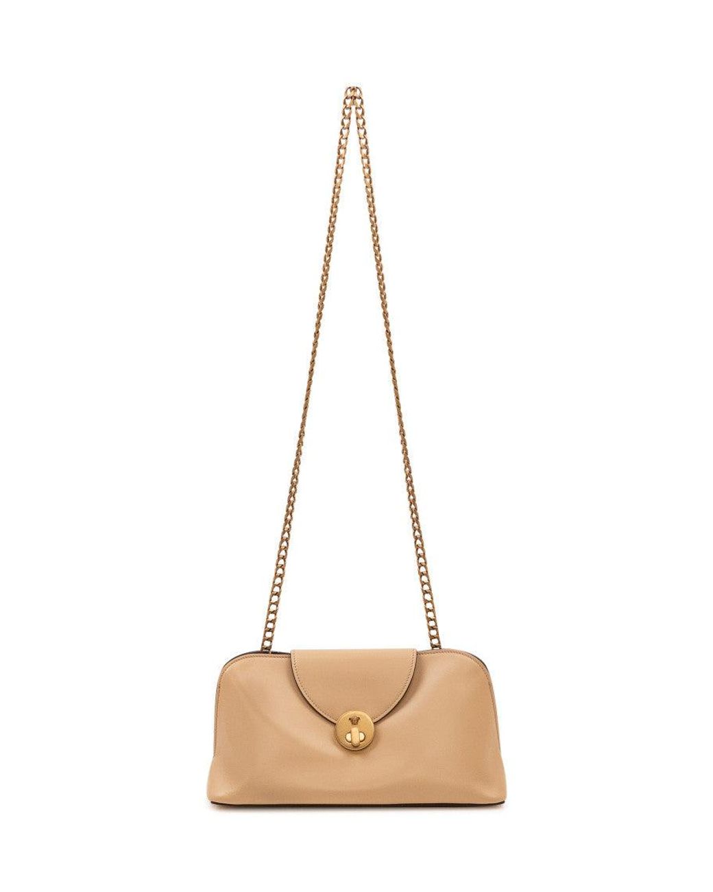 Versace Natural Mini Fashion Forward Shoulder Bag