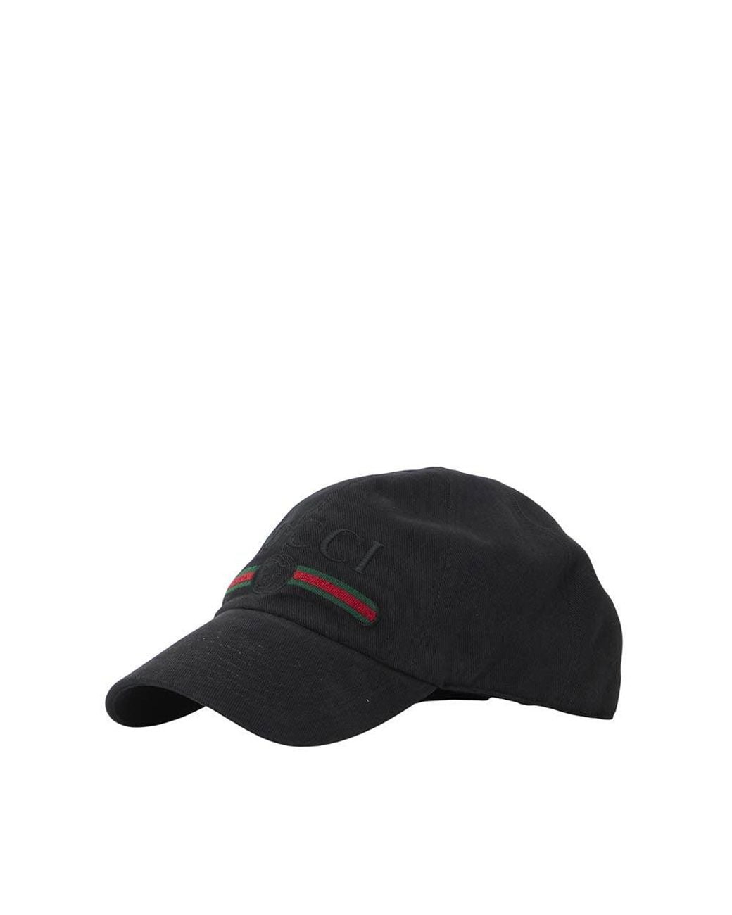 Gucci Black Logo Baseball Cap for men